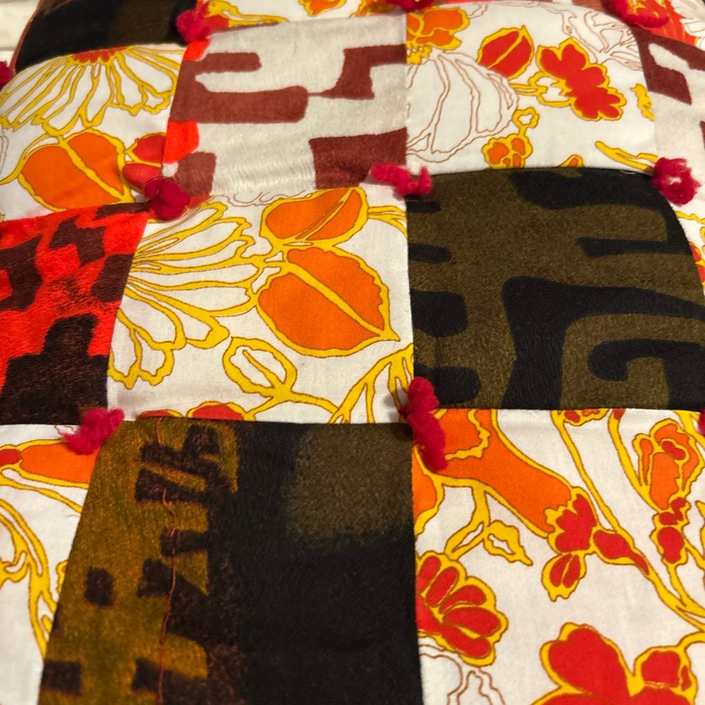 Quilt top throw narrow king